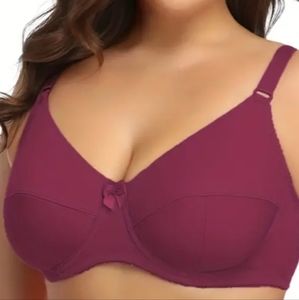 Women's Plus Size sexy maroon bra 46DDD